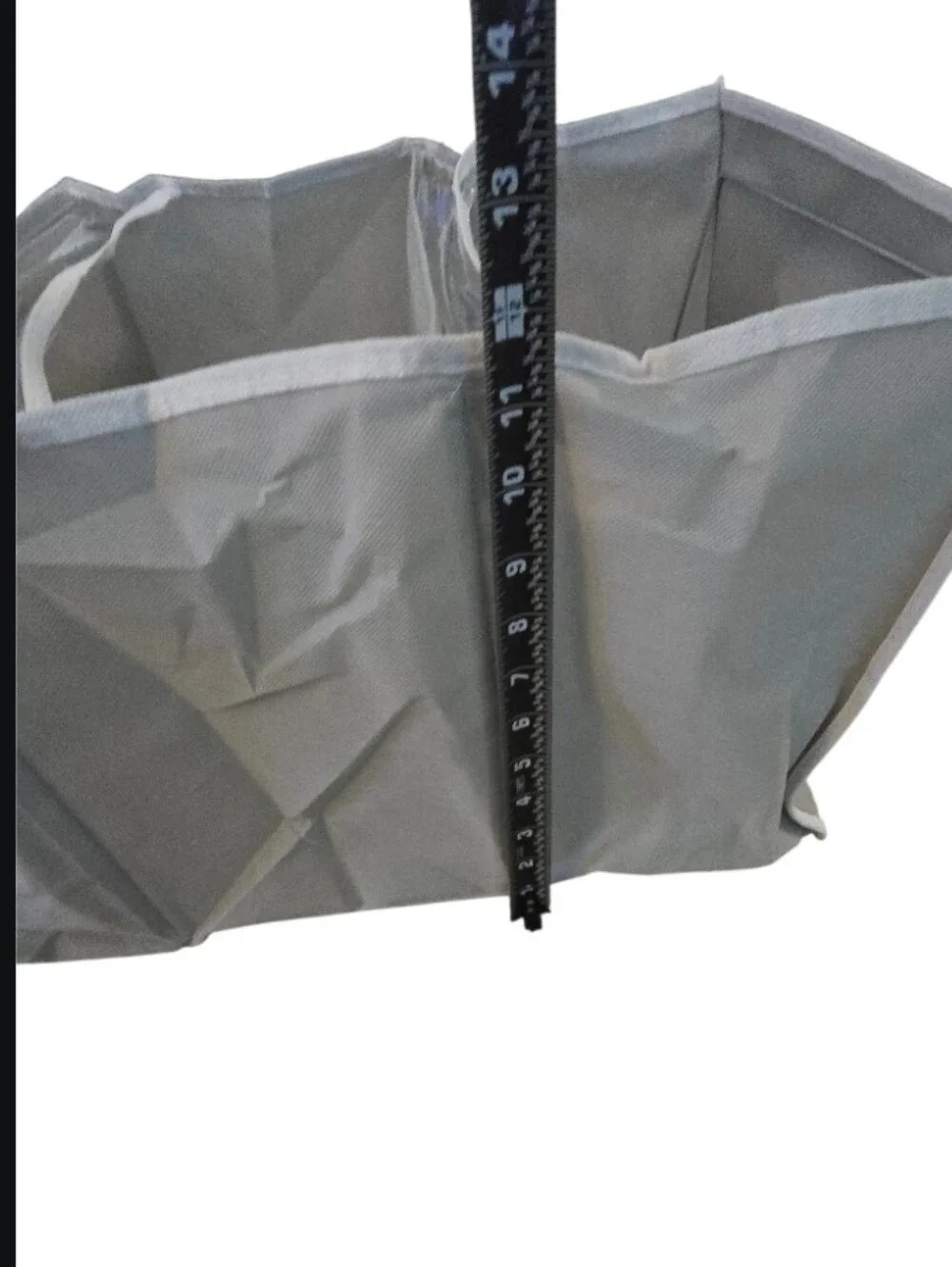 Hanging Closet Organizer - Gray 3-Tier Storage